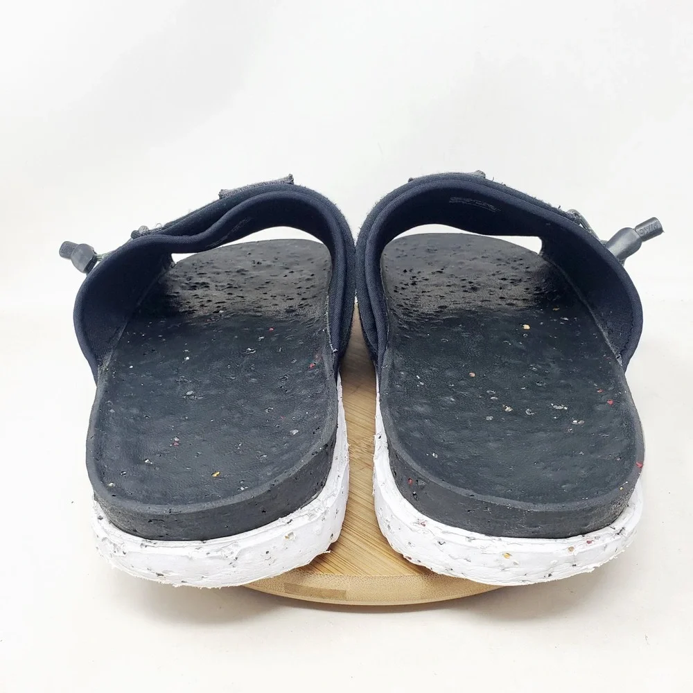 Nike Sandals Mens 14 Asuna Crater Slide Slip On Pool Beach Black Shoes